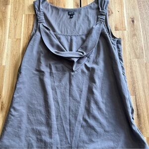 Esprit Collection Gray Sleeveless Cowl Neck Blouse Size 8